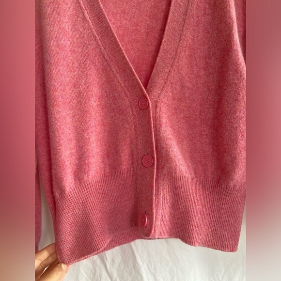 Sandro Paris Wool V-Neck Sweater Cardigan Size Medium - Picture 7 of 13